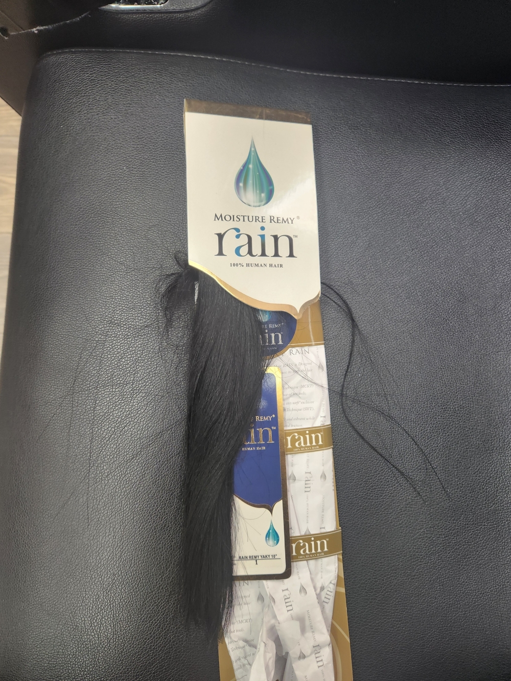 Rains Moisture Remy Human Hair Extensions - Black